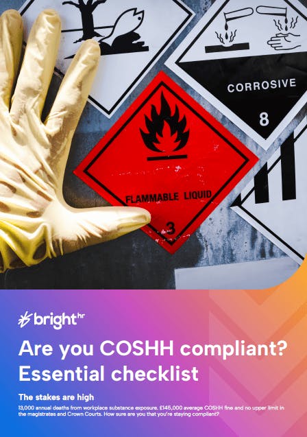 Your COSHH Compliance Checklist
