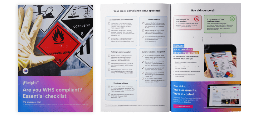 Risk exposure checklist