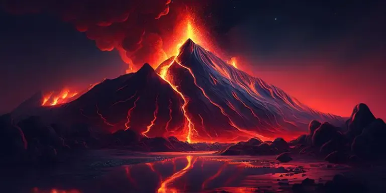 Mount Doom from Lord of the Rings