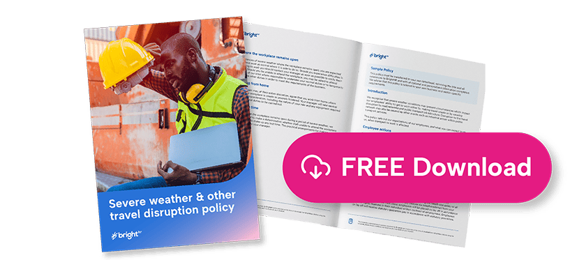 Severe Weather & Other Travel Disruption Policy