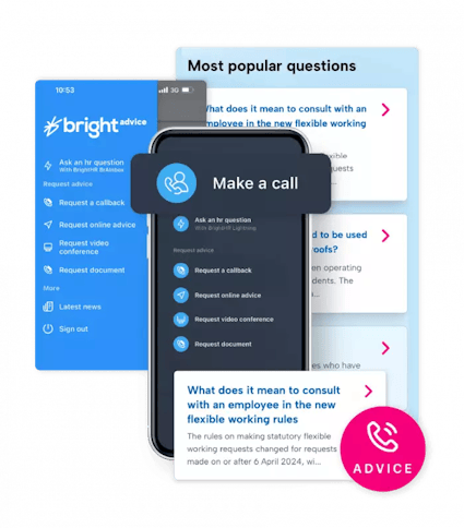 Brightadvice Landing page
