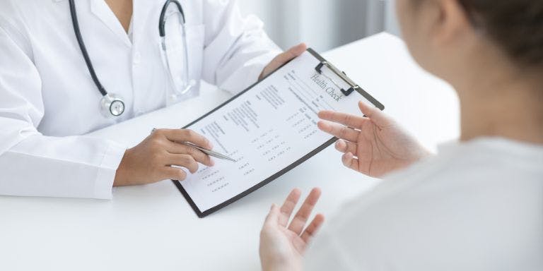 Occupational health assessment Employee at an occupational health assessment