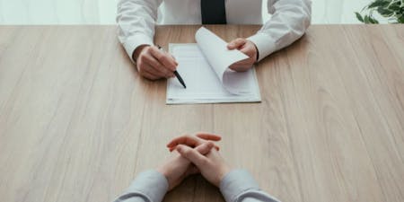 Employer and employee in a capability hearing