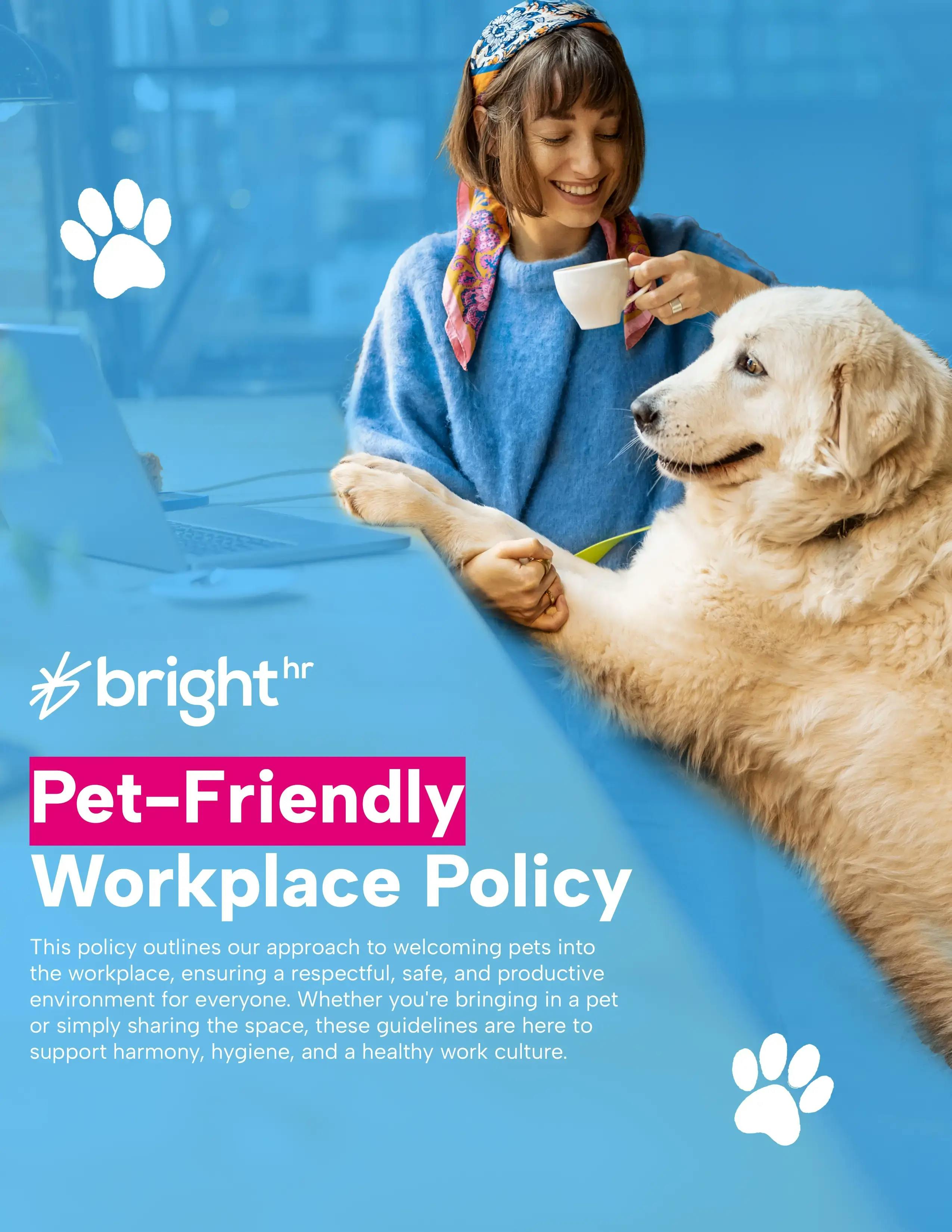 BrightHR's Pet Friendly Workplace Policy Cover