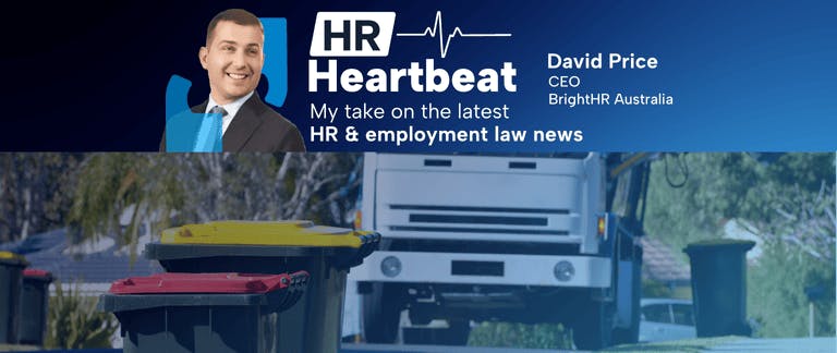 Get your weekly roundup of workplace insights & analysis from David Price, CEO of BrightHR Australia Stay informed with HR Heartbeat, where CEO David Price discusses pressing HR and employment relations stories, offering expert insights and personal commentary.