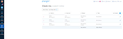 Clock-ins