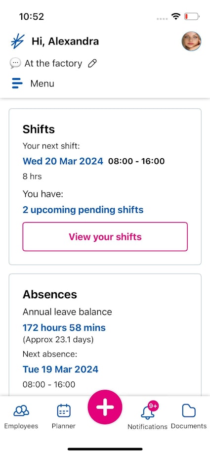 shifts