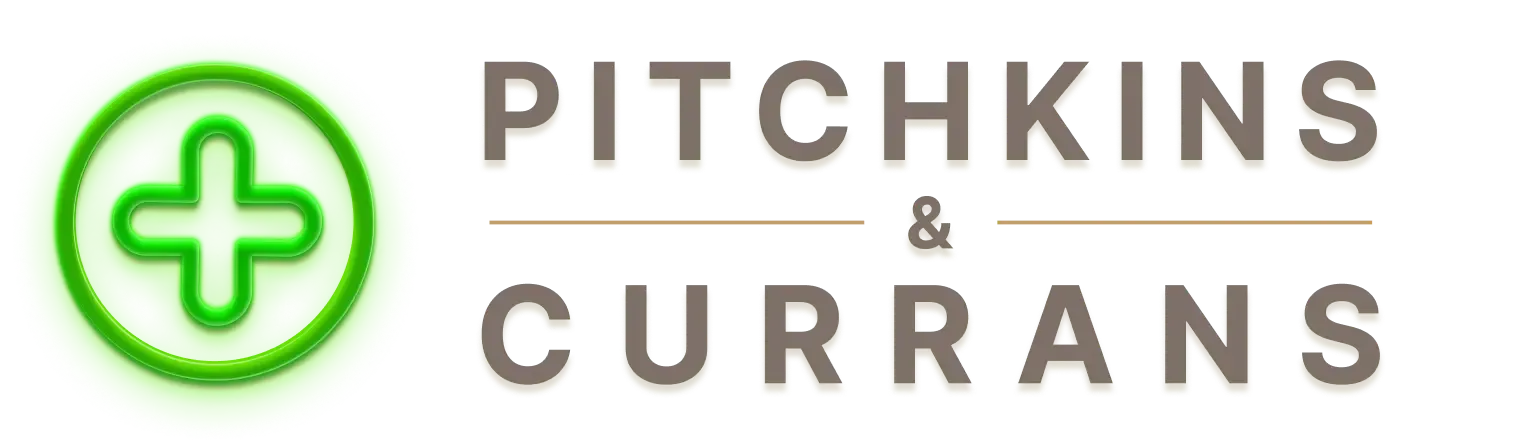 Pitchkins & Currans Pharmacy Logo