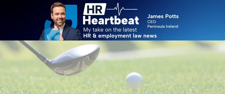 HR Heartbeat: Gratuities, golf, and getting a new job hero image