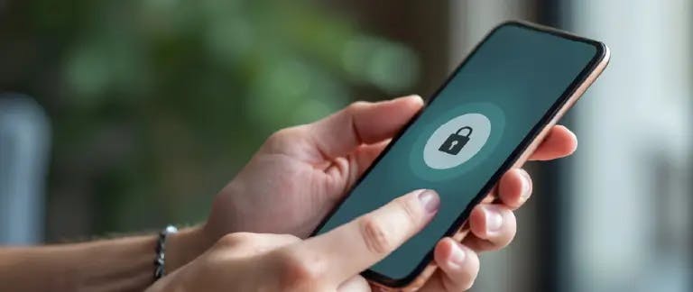 Mobile user accessing digital ID