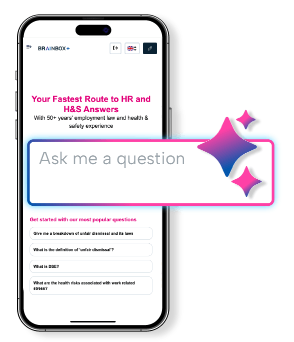 Screenshot  of BRAINBOX+ on an iPhone