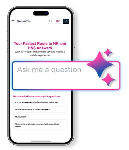 screenshot of BRAINBOX+ on phone