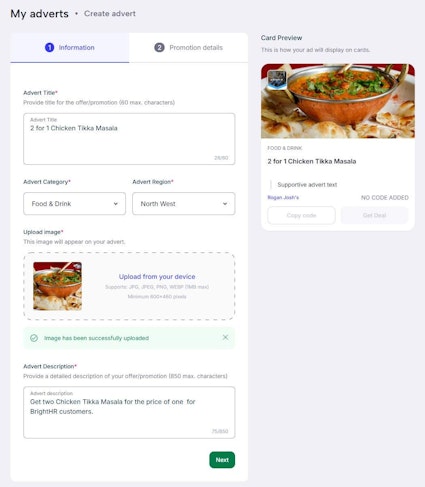 create advert