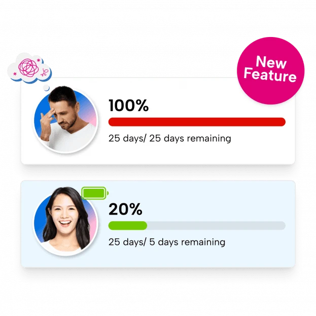 The image features two buttons on a webpage. The top button is labeled "New Year's Eve" and has a red border around it. The bottom button is labeled "New Year's Eve" and has a pink border around it. Both buttons are set to display the number of days left until New Year's Eve. The buttons are set to display the number of days left until New Year's Eve, with the number of days left being 21. The buttons are set to display the number