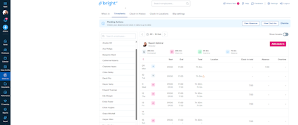 timesheet ui