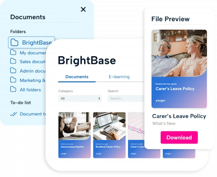 A screenshot of a website with a white background, a blue header, and a white footer. The website has a blue header with a white "Dedication" button, and a blue footer with a white "Contact Us" button. The main page has a white background with a blue header and a white footer. There are two images on the page, one of a man and one of a woman, both of whom are engaged in a conversation on a laptop. The website also has a "