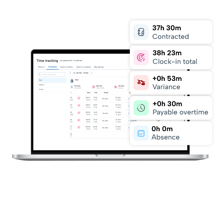 BrightHR Timesheets Software