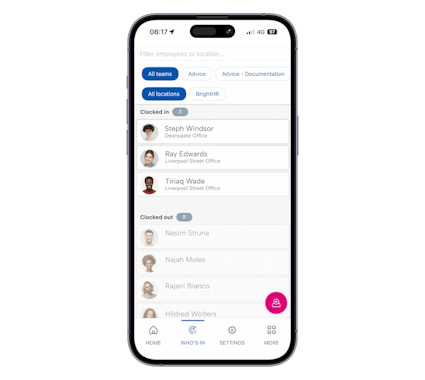 Blip dashboard on mobile