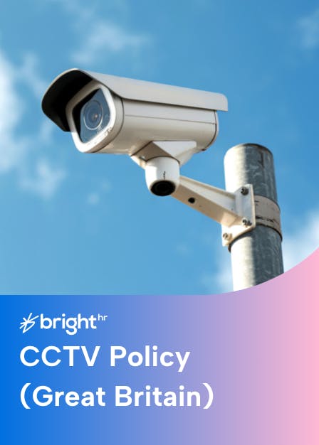 CCTV Policy Great Britain 