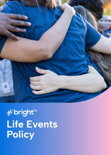 Life events policy from BrightHR