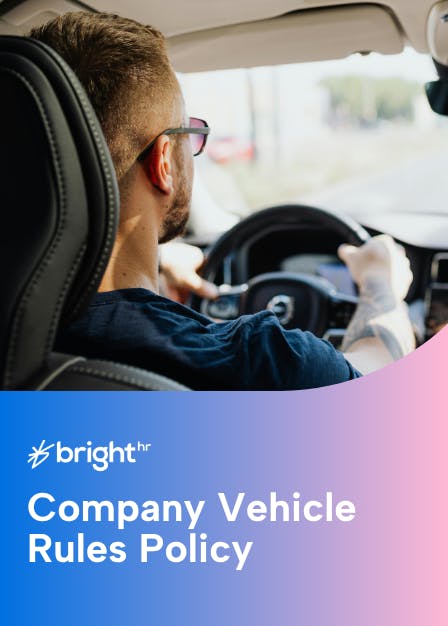 Company Vehicle Rules Policy