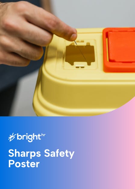 Sharps Safety Poster