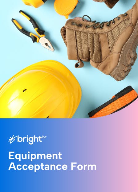 Equipment Acceptance Form thumbnail