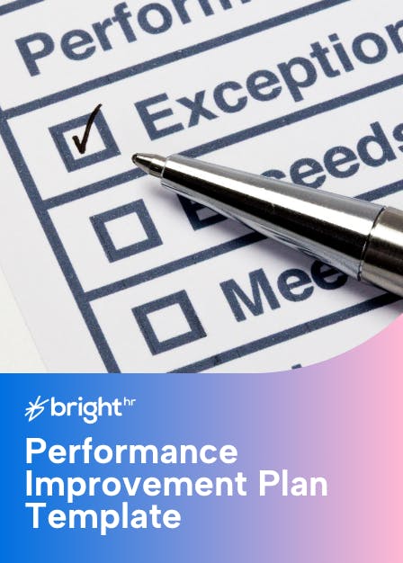 Performance Improvement Plan Template