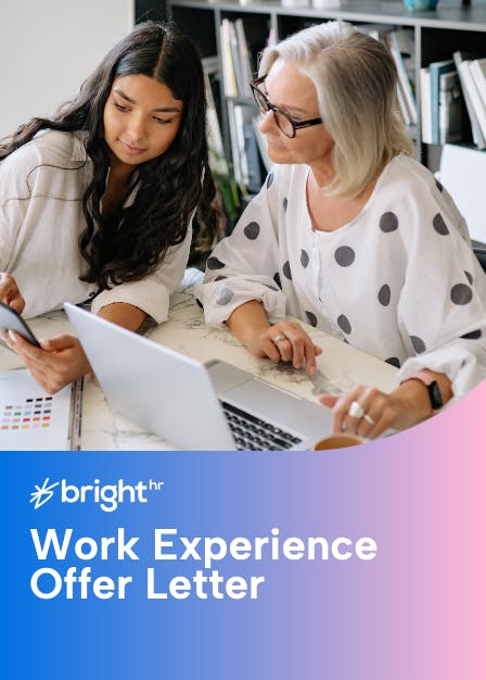 Work Experience Offer Letter