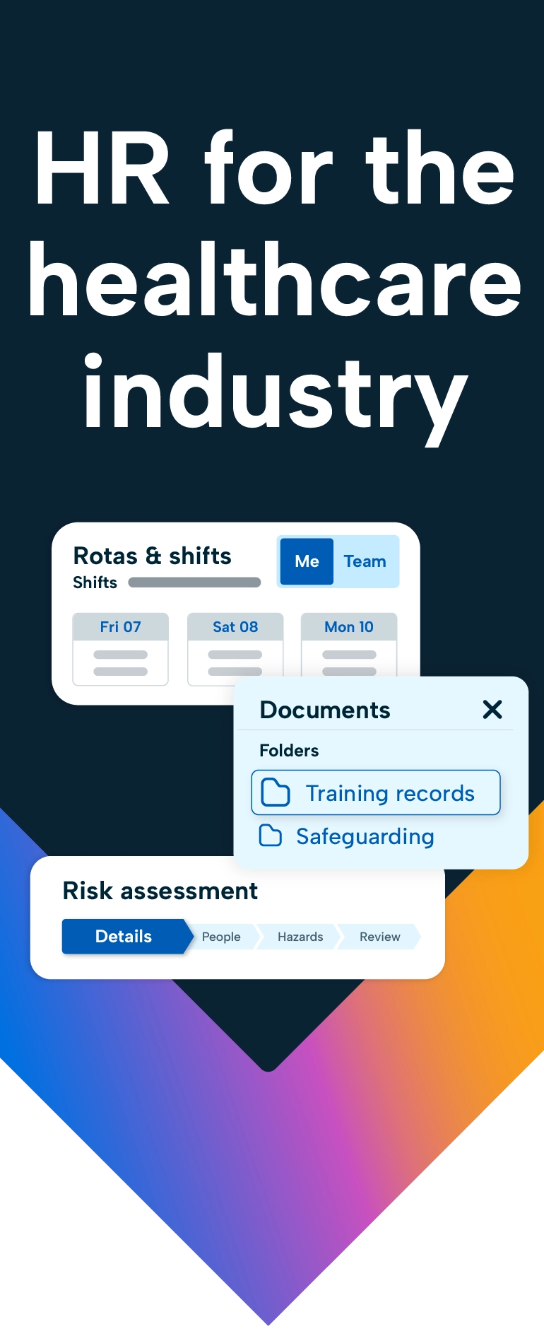 Book a demo form image HR for the healthcare industry