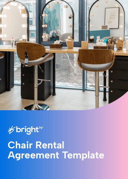 Chair Rental Agreement