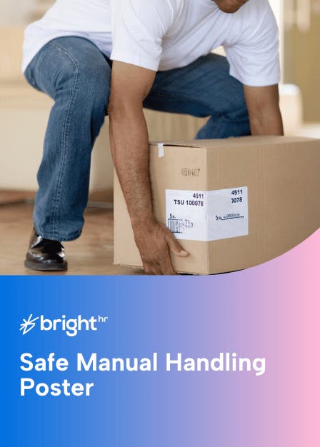 Safe Manual Handling Poster