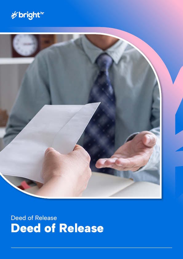 A person is holding a piece of paper, possibly a receipt or bill, and is pointing towards it. The background is a blue color with a white border. There's a clock on the wall behind the person.