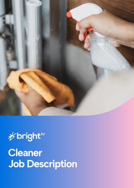 Job Description - Cleaner  thumbnail