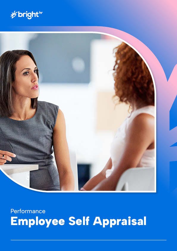 Meeting with two employees in an office