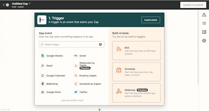 zapier app trigger