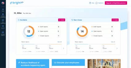 BrightSafe Lite dashboard