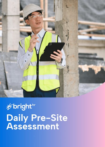 Daily Pre-Site Assessment (Fillable)