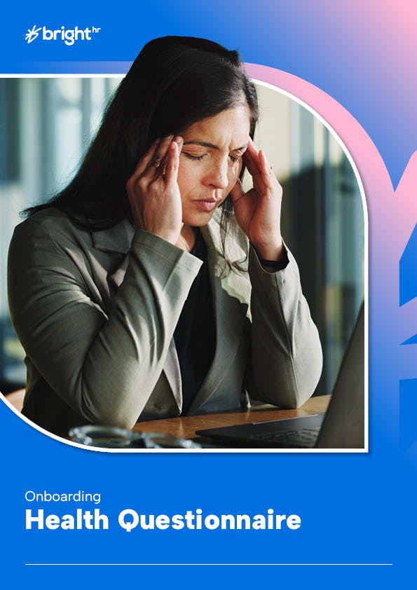 Tired and stressed Employee at desk