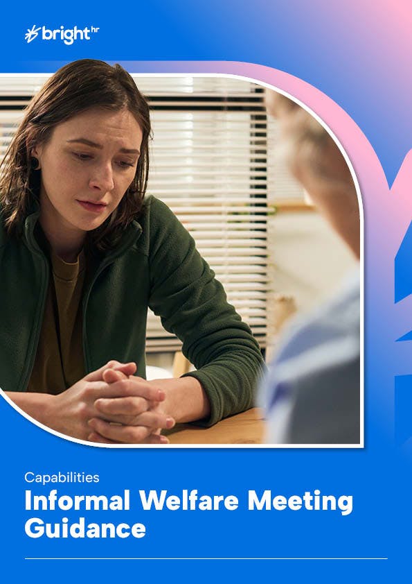 Staff member in meeting