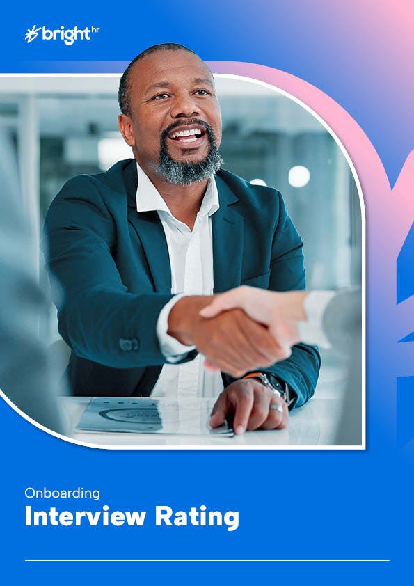 shaking hands after successful interview