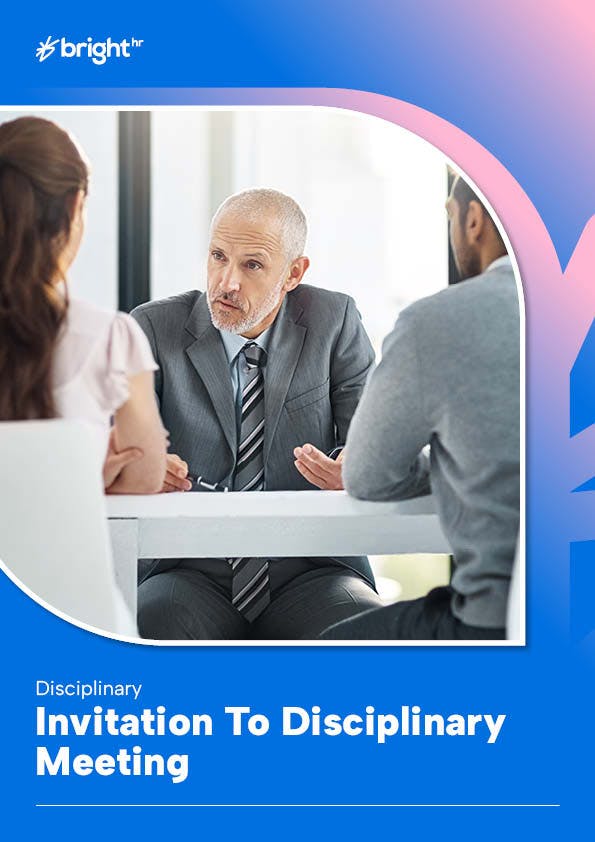 Meeting with three staff members in an office
