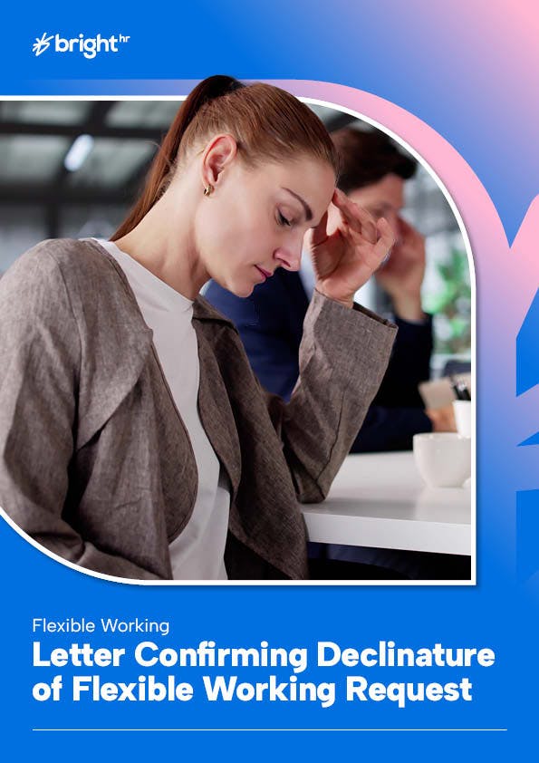 Tired staff member at desk