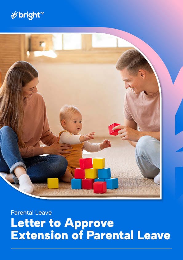 Letter to Approve Extension of Parental Leave