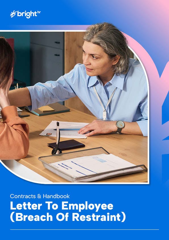 Two employees having a conversation about a difficult topic at work.