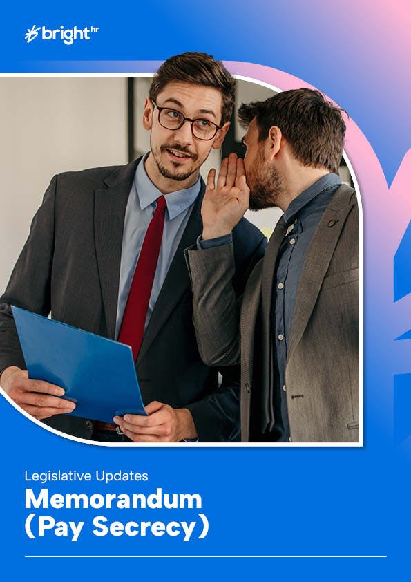 Memorandum (Pay Secrecy)