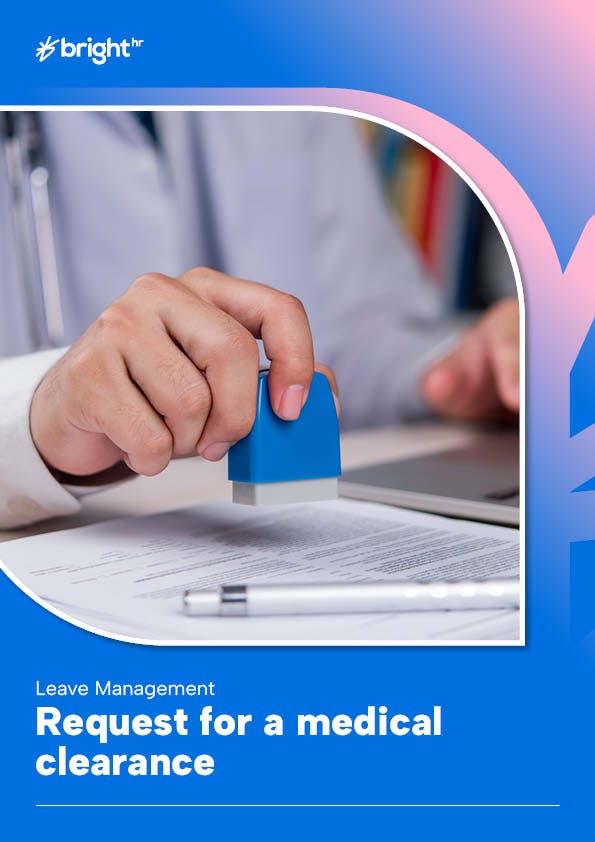 doctor stamping medical form