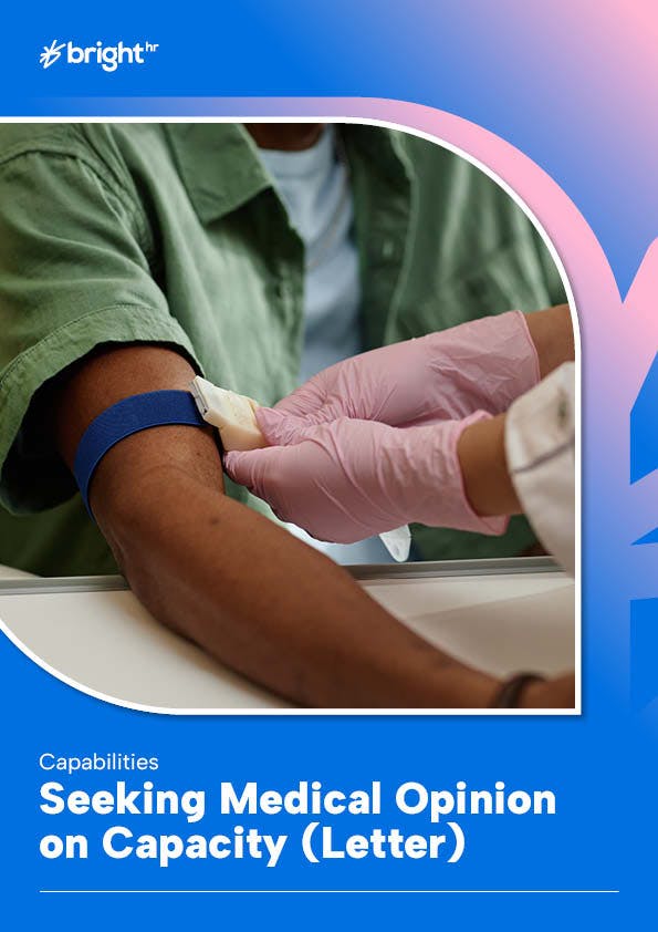 Seeking Medical Opinion on Capacity (Letter)