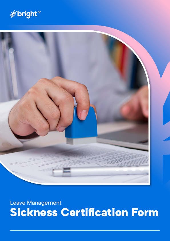 doctor stamping medical form