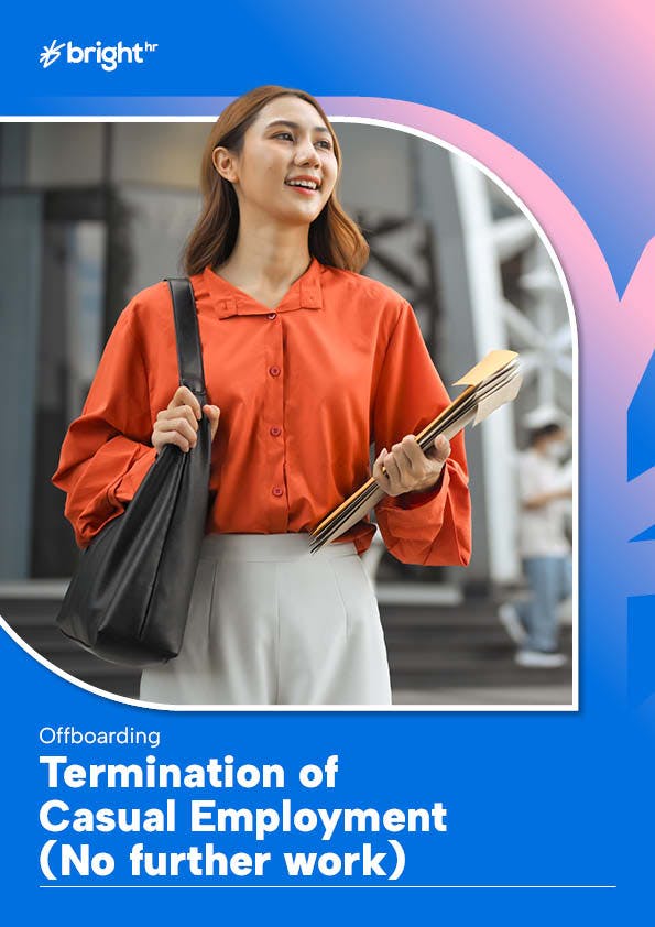 Termination of Casual Employment (No further work)